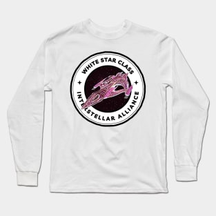 White Star Class - Interstellar Alliance - White - Sci-Fi - B5 Long Sleeve T-Shirt